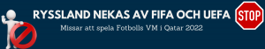 FIFA och UEFA stänger av Ryssland